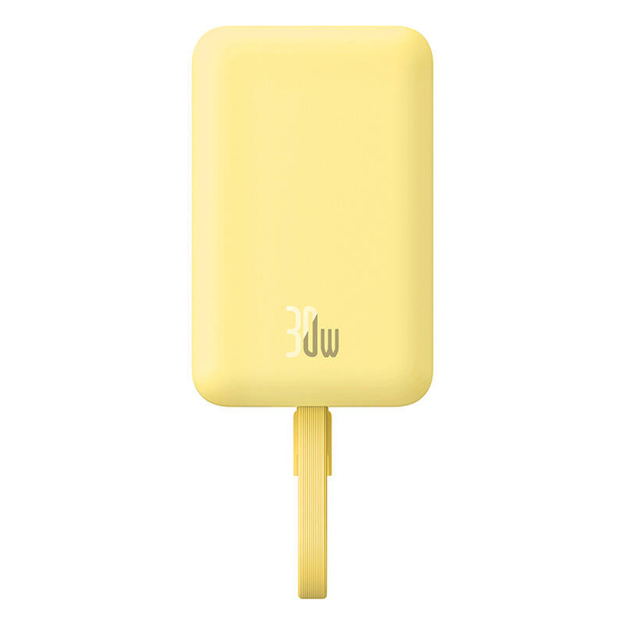 Powerbank magnetyczny Baseus Magnetic Mini 10000mAh 30W MagSafe (żółty)