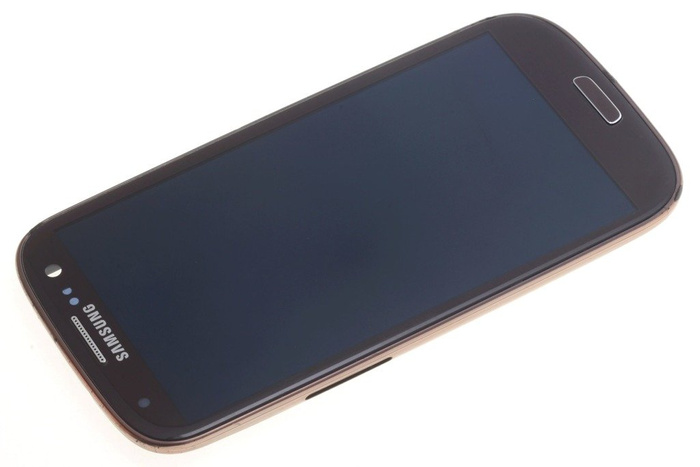 DISPLAY SAMSUNG Galaxy S3 I9300 Grad B Rissige Blende Touch LCD Original Kupfer