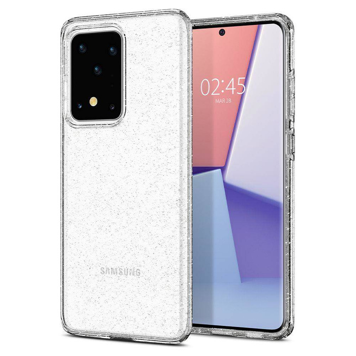 Pouzdro SPIGEN Tekuté krystaly Samsung Galaxy S20 Ultra Glitter Transparentní pouzdro