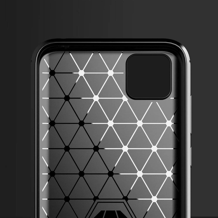 Cover in TPU flessibile Carbon Case per Huawei Y5p nera