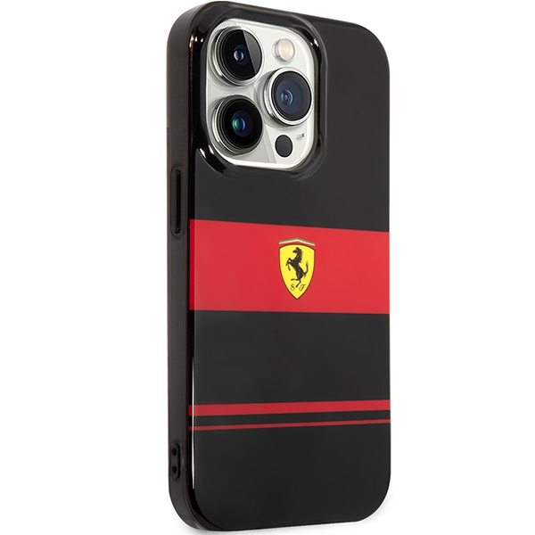 Funda Ferrari FEHMP14LUCOK iPhone 14 Pro 6.1" negro/negro durocase IMD Combi MagSafe Case