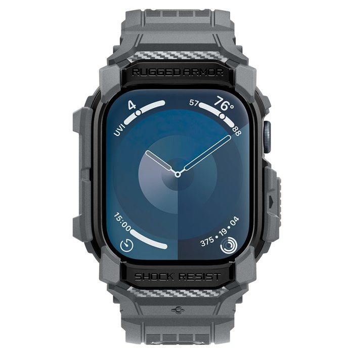 Funda Spigen Rugged Armor Apple Watch "PRO" 10 (46 MM) GRIS OSCURO