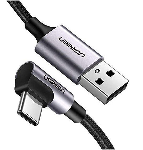 UGREEN USB-C Angular 3A Quick Charge 3.0 kábel 1m