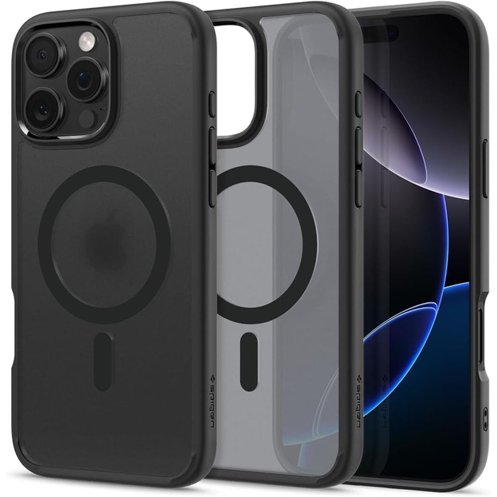 SPIGEN ULTRA HYBRID MAG MAGSAFE IPHONE 16 PRO FROST BLACK CASE
