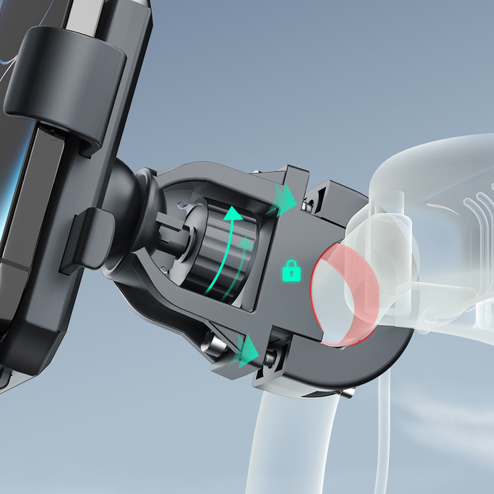 Soporte de teléfono para bicicleta / motocicleta Dudao F7C - negro