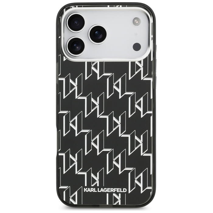 Etui Karl Lagerfeld IML KL Monogram      MagSafe do iPhone 17 Pro Max czarny
