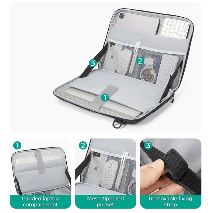 TORBA NA LAPTOPA 15-16 TECH-PROTECT RANGER-X TACTICAL CZARNA