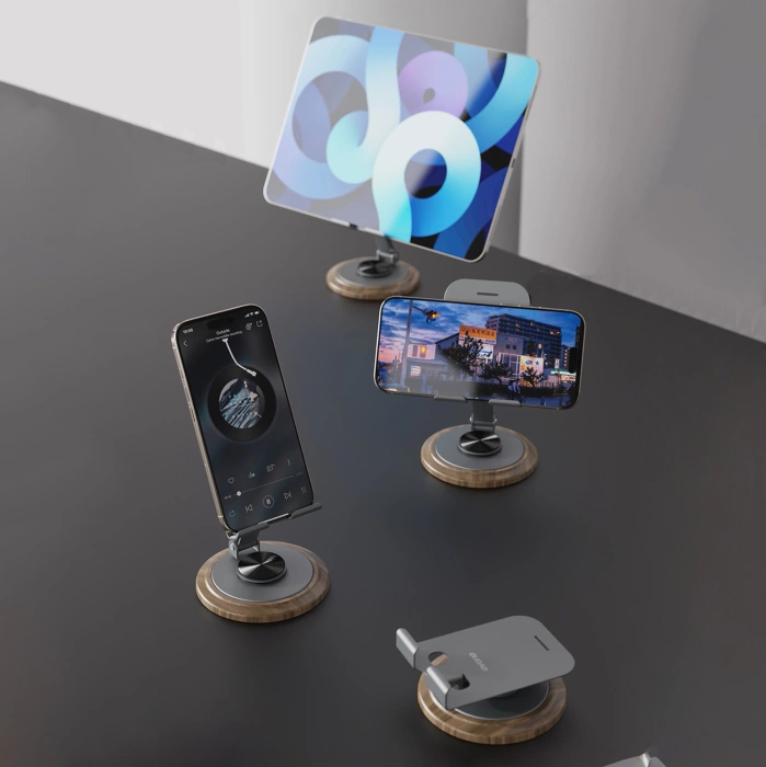 Dudao F17M 360° Metall-Telefonständer - grau