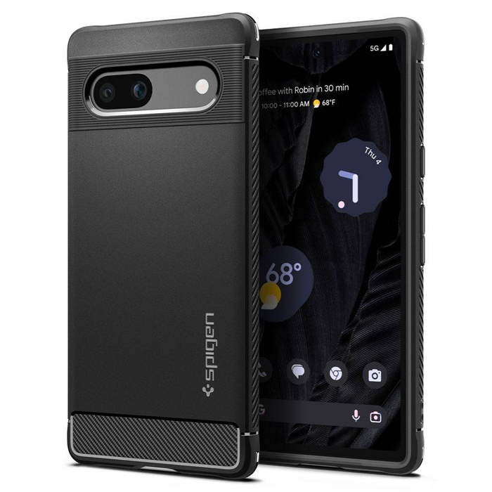 Coque Spigen Rugged Armor Google Pixel 7A MATTE Noir Case