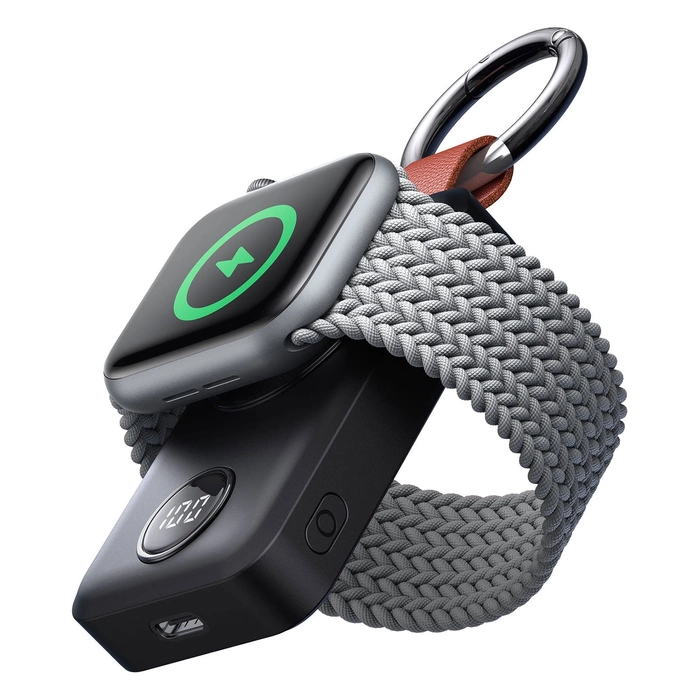 Joyroom JR-WQW01 kabellose Powerbank 2000 mAh 3 W für Apple Watch – Schwarz