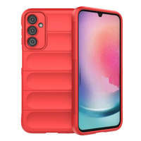 Magic Shield Case für Samsung Galaxy A24 4G flexible Panzerhülle rot