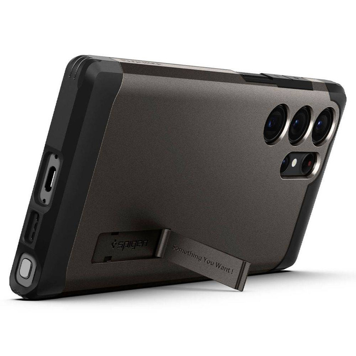 Cover Spigen Tough Armor Galaxy S23 Ultra Gunmetal Case