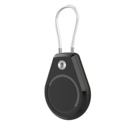 Apple AirTag Case Waterproof with Steel Cable - Black