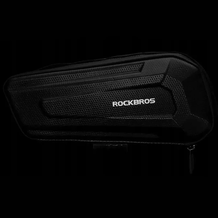 Sacoche de vélo étanche Rockbros B67 pour cadre - noir