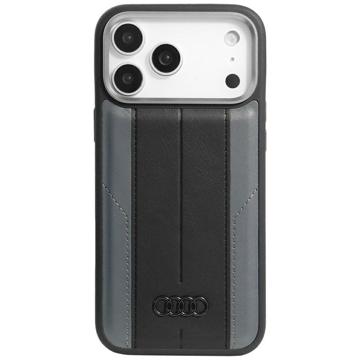 Etui Audi A6 Synthetic Leather MagSafe    do iPhone 17 Pro Max czarny