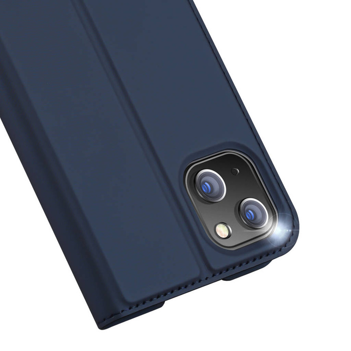 Dux Ducis Skin Pro Holster Flip Cover pour iPhone 14 Max bleu