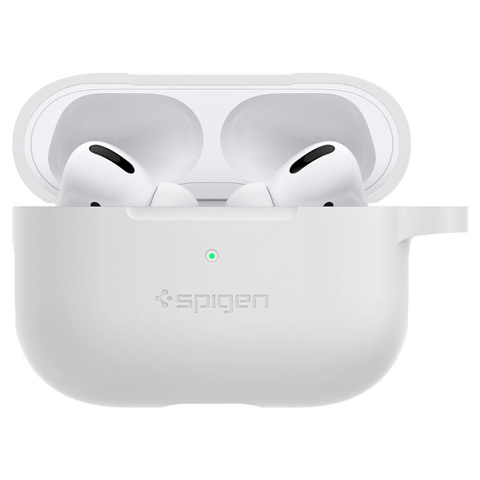 Telefontok SPIGEN Apple Airpods Pro Silicone Fit fehér tok