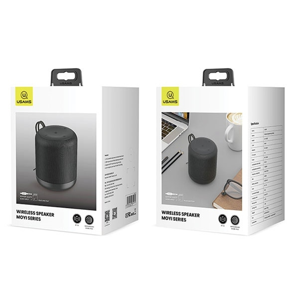 Enceinte USAMS Bluetooth 5.0 Moyi Series US-YX005 Noir
