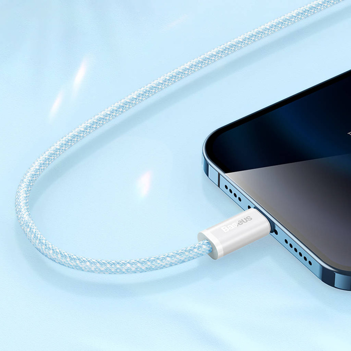 Baseus Dynamic 2 Series kabel USB-A - Lightning 2.4A 480Mbps 1m fialový