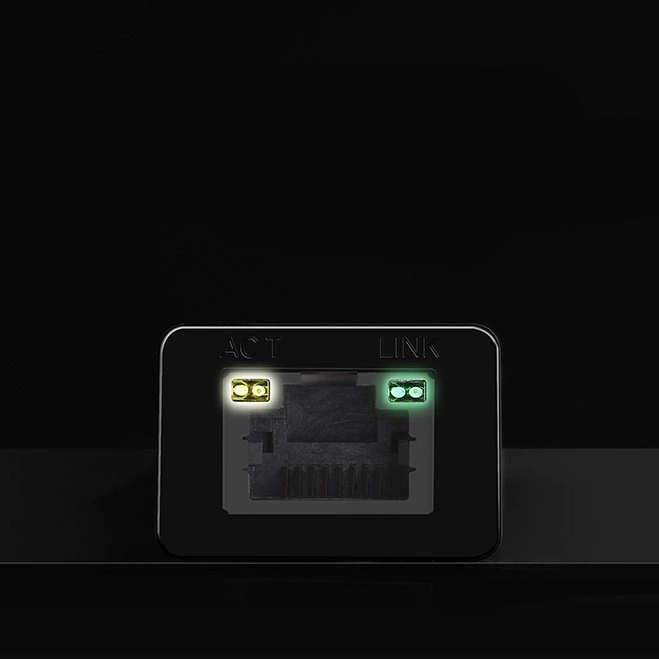 Ugreen externe Netzwerkkarte RJ45 - USB 2.0 100 Mbit/s Ethernet schwarz (CR110 20254)