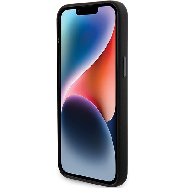 Etui Karl Lagerfeld KLHCP15XSMHCNPK iPhone 15 Pro Max 6.7" czarny/black Silicone Choupette Metal Pin Case