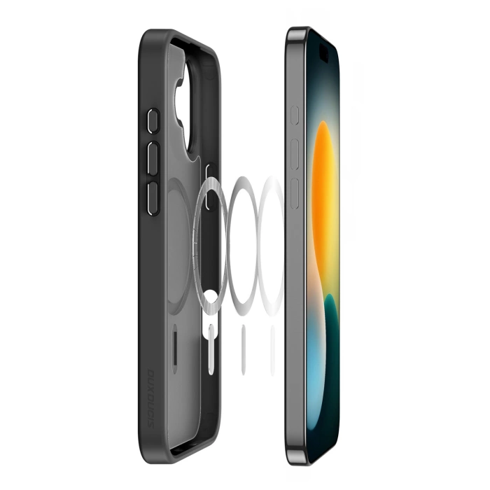 Dux Ducis Yind iPhone 17 Case Compatible with MagSafe - Black