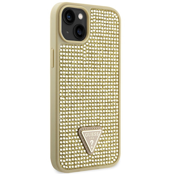 Cover Guess GUHCP14MHDGTPD iPhone 14 Plus 6,7" oro/oro durocase Triangolo con strass Case