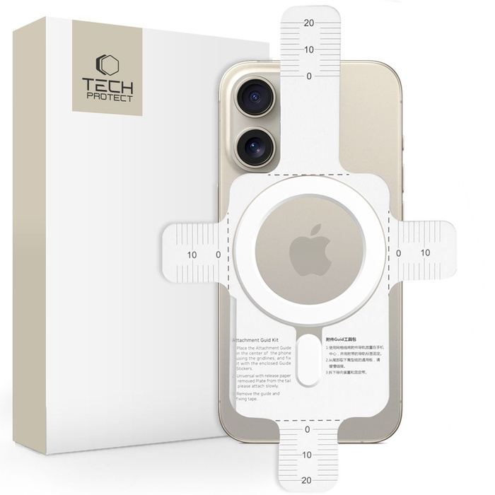 TECH-PROTECT MagSZŐNYEG MagSafe UNIVERZÁLIS MagHÁLÓS GYŰRŰ FEHÉR