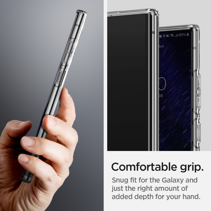 Telefontok SPIGEN Galaxy S22 Ultra Liquid Crystal átlátszó Case