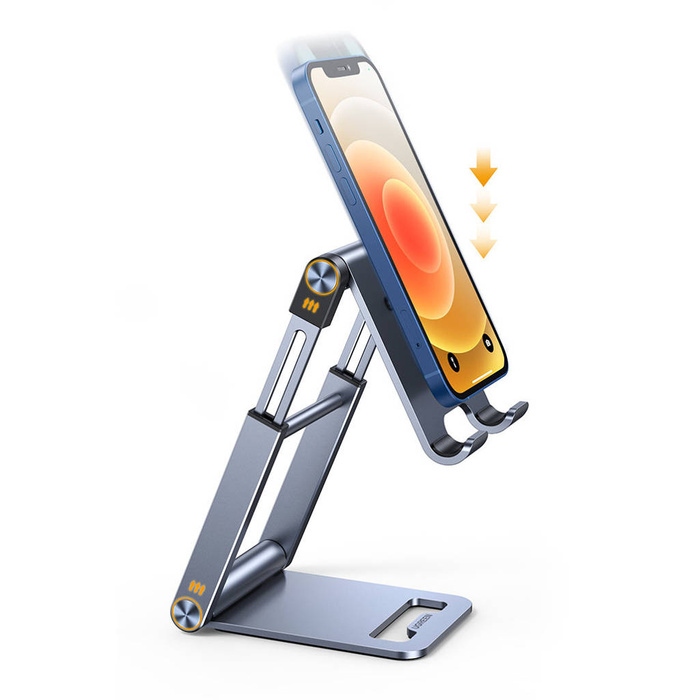Ugreen LP134 Foldable Multi-Angle Phone Stand With Height Adjustable Gray