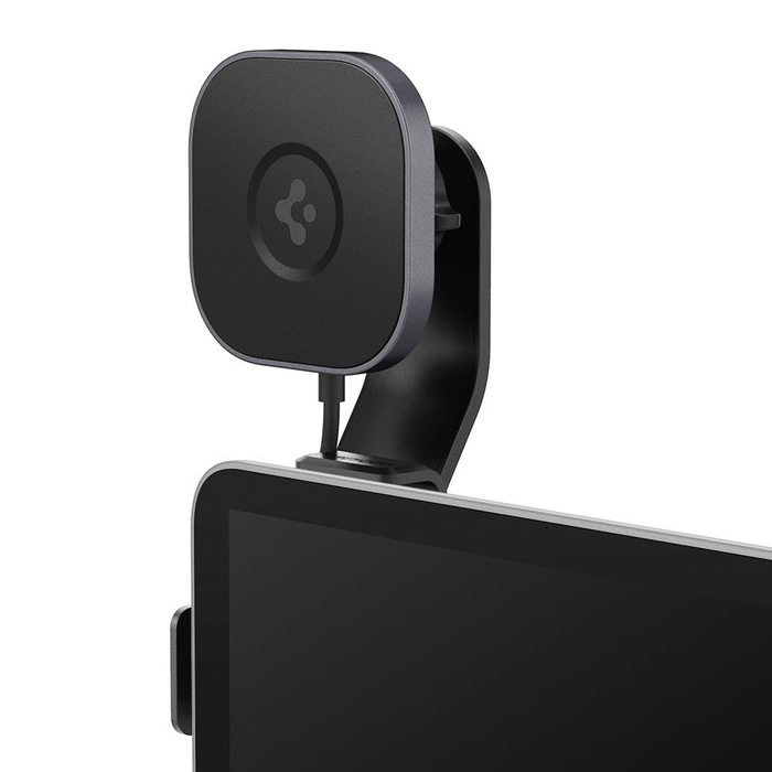 Soporte Spigen ITT90W ONETAP MagNETIC MagSafe PANTALLA PARA COCHE CARGADOR INALÁMBRICO TESLA MODEL 3 / Y / X / S NEGRO