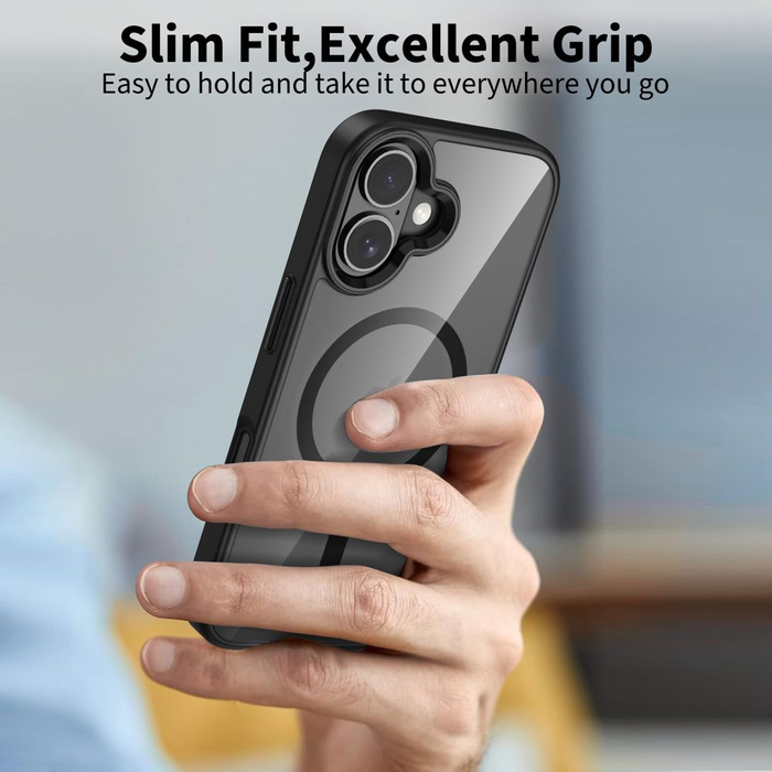 ETUI TECH-PROTECT IPHONE 17 MAGMAT MAGSAFE CZARNE