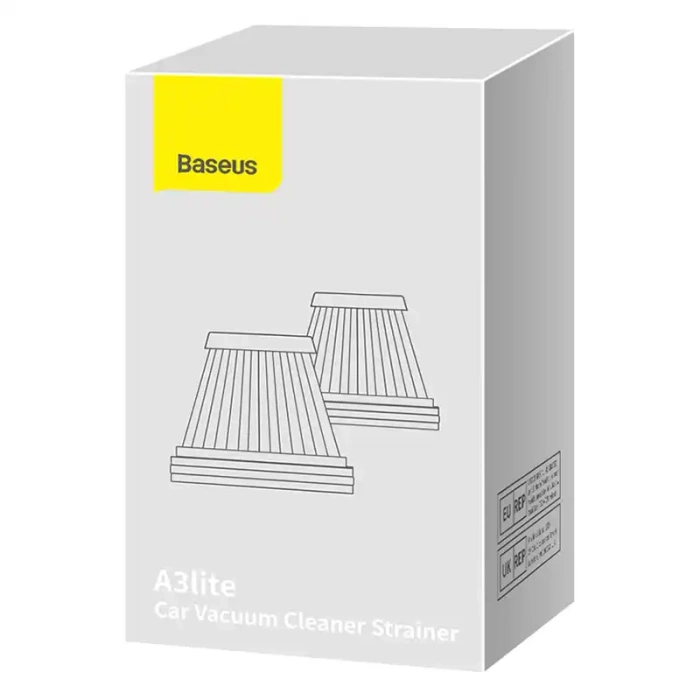 Filtr do odkurzacza samochodowego Baseus A3lite 2 szt (czarny)