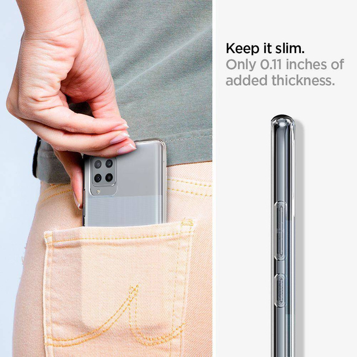 Puzdro SPIGEN Galaxy A42 5G Liquid Crystal Priehľadné transparentné Case