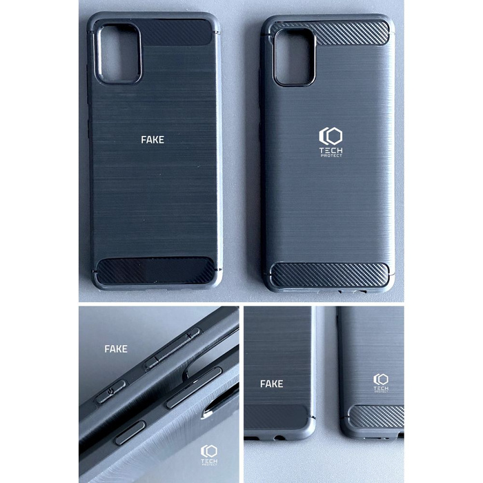 Obal Tech-protect Tpucarbon Xiaomi Redmi Note 12 / Poco X5 5G Black Case