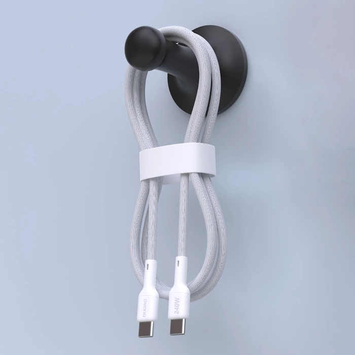 Dudao L9C Max 240W PD USB-C - USB-C 2m Kabel - Weiß