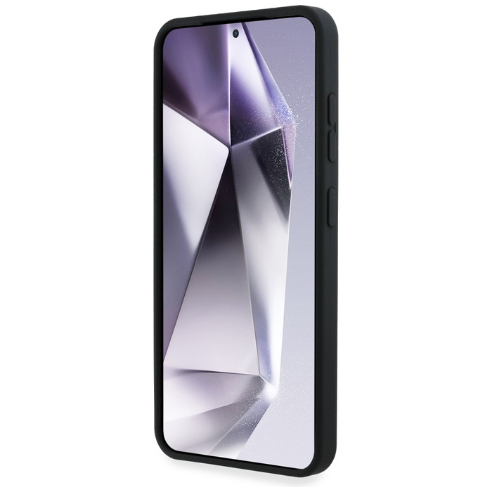 Etui Karl Lagerfeld Silicone Double       Heads And Circle MagSafe do Samsung Galaxy S25+ czarny