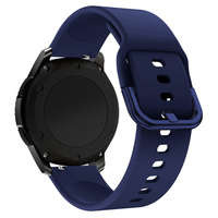 Bracelet en silicone TYS bracelet smartwatch pour montres universel 20mm bleu foncé