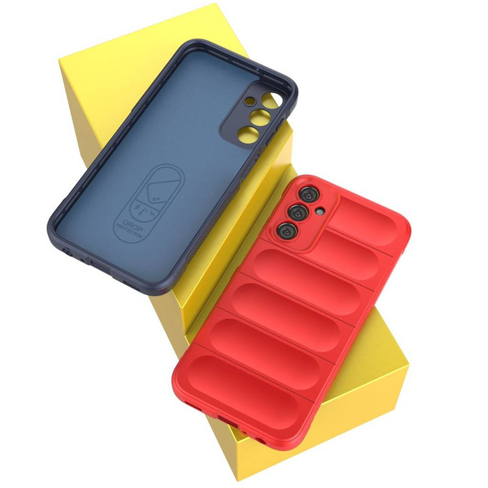 Coque Magic Shield pour Samsung Galaxy A24 4G coque blindée souple rouge