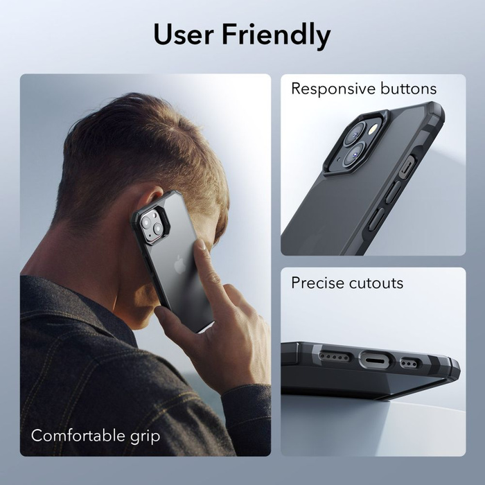 Puzdro Esr Air Armor iPhone 14 Plus Frosted Black