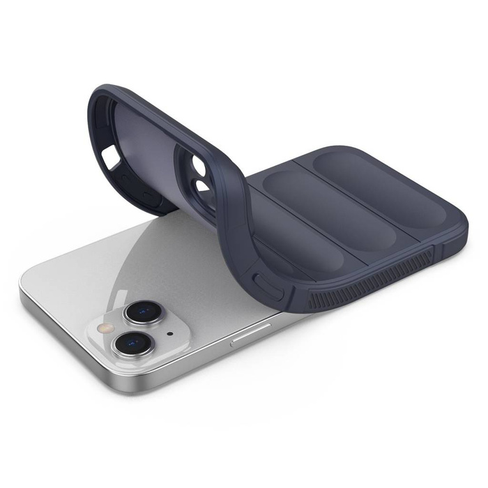Magic Shield Case Hülle für iPhone 14 Plus flexible gepanzerte dunkelblaue Hülle