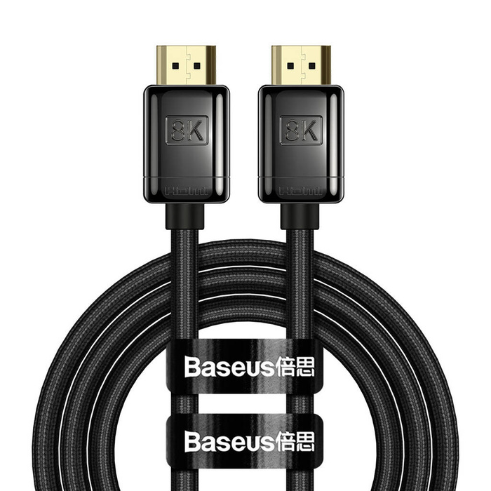 [RETURNED ITEM] Kabel Baseus High Definition Series HDMI 2.1 8K 1m - černý