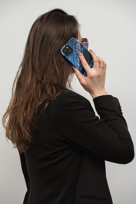 FORCELL F-PROTECT Mirage futerał kompatybilny z MagSafe do IPHONE 15 Plus ocean marble