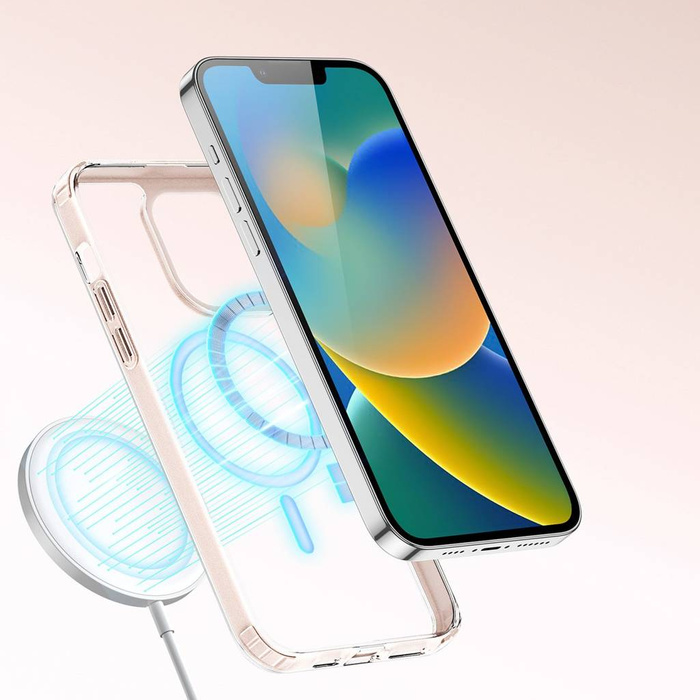 Dux Ducis Clin2 obal iPhone 14 Plus magnetic cover MagSafe pink