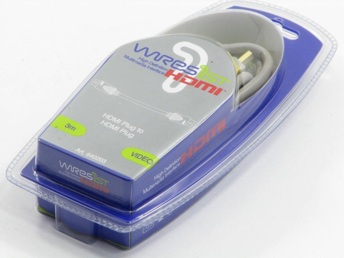 Kabel Tech+Link HDMI-HDMI 640203 Vodiče 1st 3M