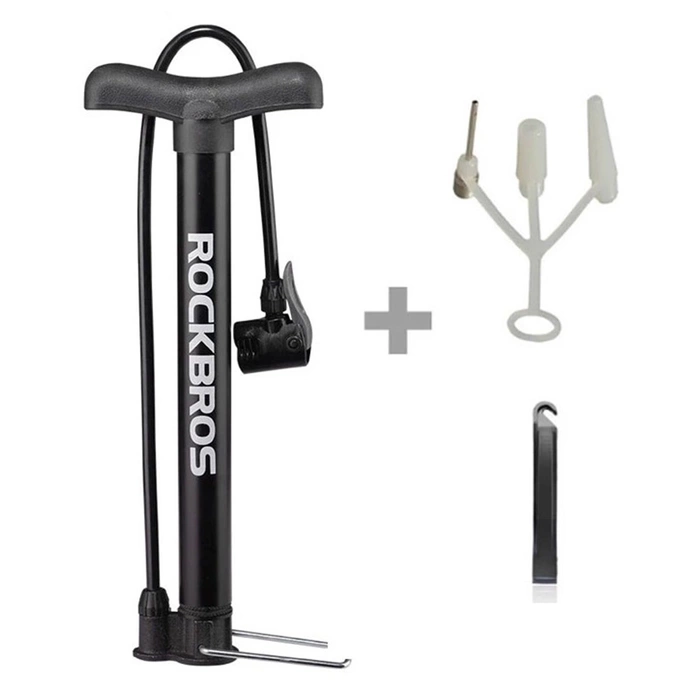 Rockbros A320 Standfahrradpumpe – Schwarz