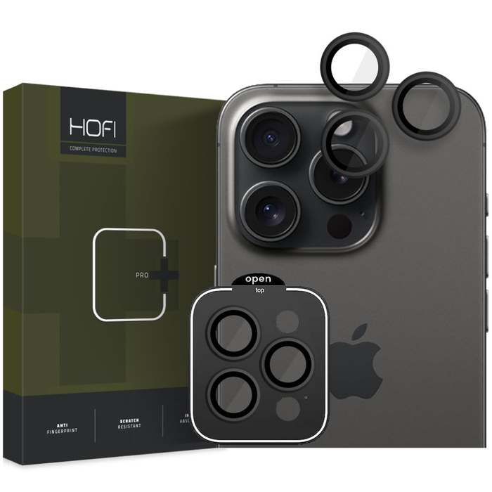 Osłona Aparatu Hofi Camring Pro+ iPhone 15 Pro / 15 Pro Max Black