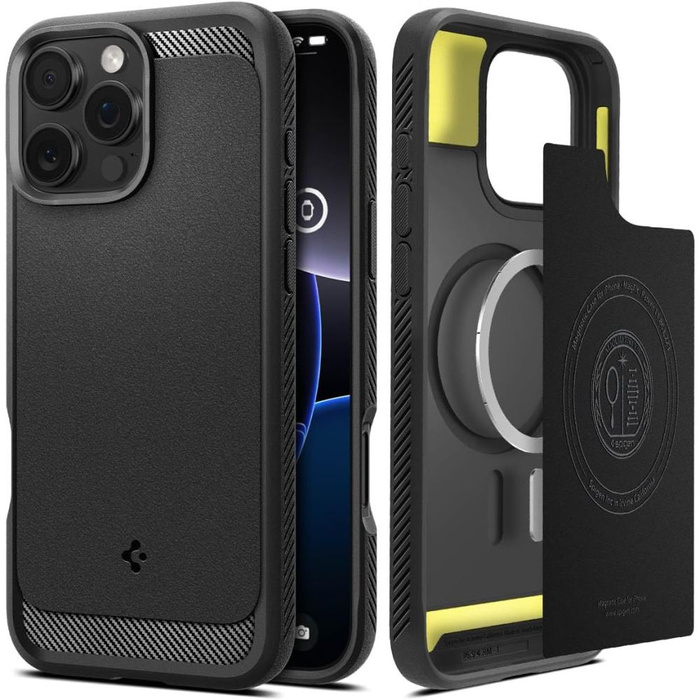 Spigen Rugged Armor Mag MagSafe IPhone MATTE 16 PRO MAX NOIR