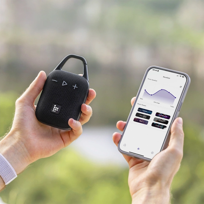 Tronsmart Mirtune H1 8W tragbarer Außenlautsprecher, Schwarz