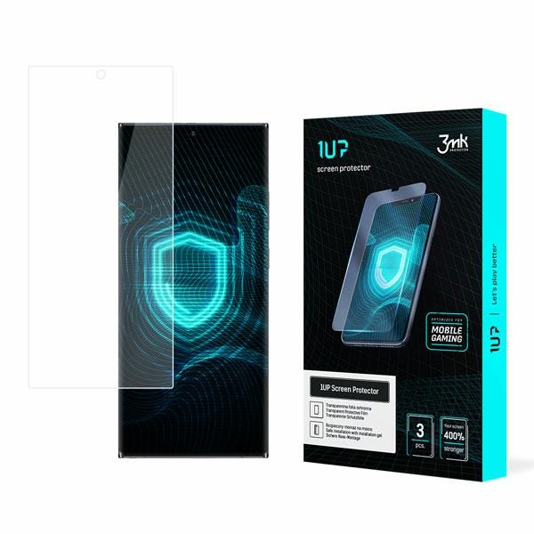 3MK Samsung Galaxy S22 Ultra 1UP Protector de pantalla juegos 3pcs